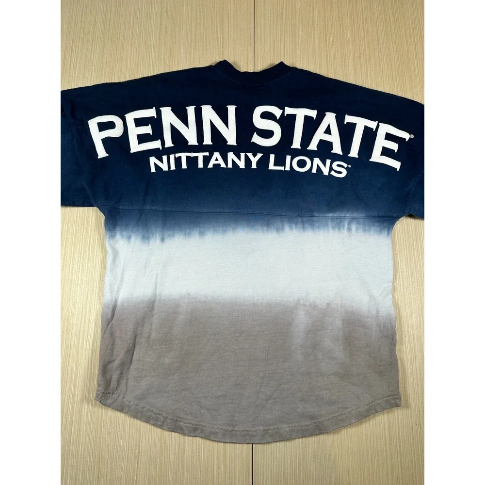 Spirit Jersey Penn State Nittany Lions Football Shirt Mens Small Blue Colorblock